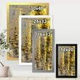 thumbnail image 4 of Designart 'Grey Meets Yellow Abstract Art II' Modern Framed Art Print, 4 of 4
