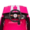 thumbnail image 4 of Funride Shelby GT350 12V Ride on Toys with Remote, Power Car Wheels, Ride on Cars with USB, Bluetooth Music, Horn, LED Light, Pink, 4 of 11