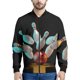 thumbnail image 2 of Chaquetas con gráficos de bolos casuales, tendencia de moda, chaqueta bomber de manga larga con estampado 3D, sudaderas, ropa de calle holgada, abrigo Harajuku, 2 of 5
