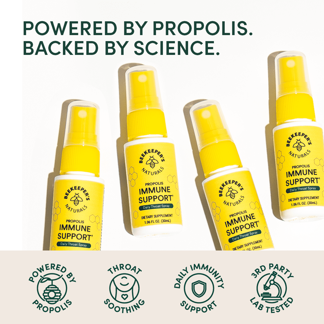 Propolis Throat Sprays  Beekeepers Naturals – Harlowe Green