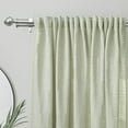 thumbnail image 3 of Ridicili 5/8" Telescoping Double Curtain Rods with Reticulated Ball Finials, Pewter,48"-84", 5/8 Inches Front and 1/2 Inches Back Double Window Drapery Rod, 3 of 6