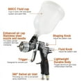 thumbnail image 2 of Spray Gun devilldiss HVLP Pro Painting Gun TE20 1.3mm Paint Gun Water Based Air gti shipment for USA, 2 of 6