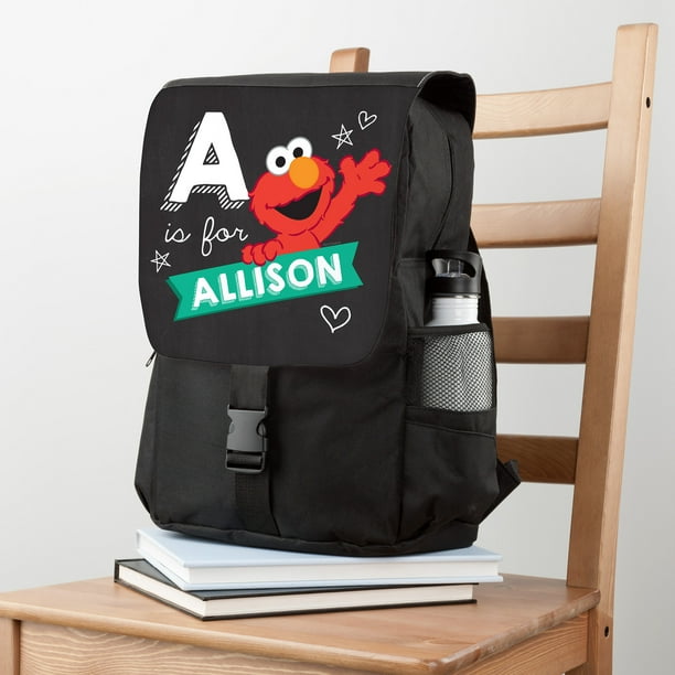 Personalized Sesame Street Elmo Hearts Backpack