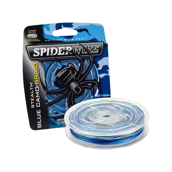 Berkley ProSpec Chrome 100% Fluoro Leader Camo 20 lb | 9 kg 300 yardas | Sedal de pesca de 274 m adecuado para entornos de agua salada