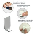 thumbnail image 3 of Homerr Makeup Mirror Small Hanging Mirror Bathroom Hanging Mirror with Anti-Fog Feature Suction Cup, Unbreakable, 3 of 10