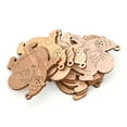 thumbnail image 1 of DIY Crafts, Wooden Unpainted Mini Ornament, 12Pcs Cute Small For Party Christmas, 1 of 8