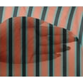 thumbnail image 4 of oneOone Viscose Chiffon Dark Peach Fabric Striped Diy Clothing Quilting Fabric Print Fabric By Yard 42 Inch Wide, 4 of 4