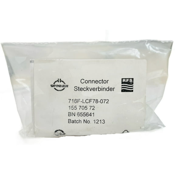 716F-LCF78-072K Coaxial Cable Connector Female, 7/16DIN