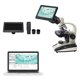 thumbnail image 4 of Cámara De Microscopio Industrial De 26Mp 60Fps Cámara De Video Digital De Interfaz Dual Usb Compatible Con Hdmi Con Adaptador De Montaje En C Para Joyería De Molde De Mantenimiento Serendint TO005482-01, 4 of 7