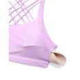 thumbnail image 5 of CRZ YOGA Naked Feeling Cross Back Sports Bras For Women, 5 of 6