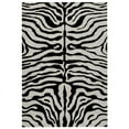 thumbnail image 6 of SAFAVIEH Soho Allyse Striped Wool Area Rug, Black/White, 5' x 8', 6 of 6
