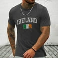 thumbnail image 2 of Lovskoo 2024 St Patricks Day T Shirt Men Shamrock Tee St Paddys Day Irish Shirts Holiday Clover Short Sleeve Tops Tee Dark Gray-2XL, 2 of 9