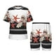 thumbnail image 1 of Balery Starfishes Shells Conjunto de Pijama Infantil de Manga Corta con Estampado – Ropa de Dormir de Algodón Suave-XX-Large, 1 of 6