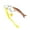 Yellow, variant on Lifelike Moving Fish Lure Keychain Key Holder Decoration For Angling Hobbyists Multidirectional Key Holder Accessory