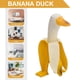 thumbnail image 1 of Estatuilla clásica de pato banana, estatua hermosa impermeable para patio interior al aire libre Likrtyny  Para estrenar, 1 of 8