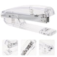 thumbnail image 2 of 1pc Transparent Stapler Plastic Binding Machine Book Binding Tool Stapling Tool, 2 of 8