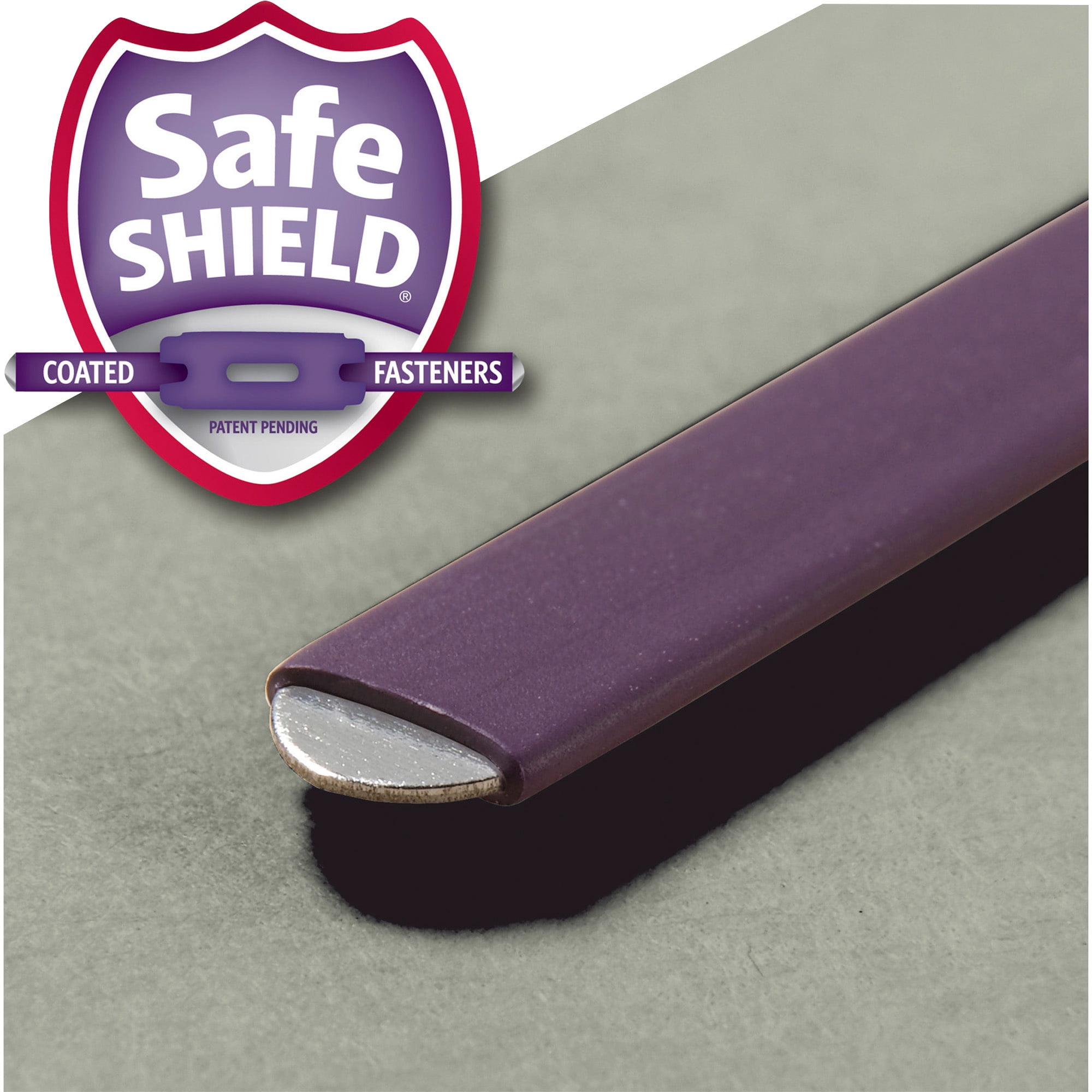 Smead SafeSHIELD® End Tab Class Folder GY/GN 10/BX Letter (26810)