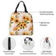 thumbnail image 5 of Lsque Sunflower 5 Pattern Lunch Bag Women/Men Insulated Lunch Box,Small Leakproof Cooler Food Lunch Containers Reusable High Capacity Lunch Tote Bags, 5 of 6