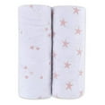 thumbnail image 2 of Ely's & Co Jersey Cotton Changing Pad Cover, Dusty Rose and Mauve Pink Stars, 2 Count, 2 of 4