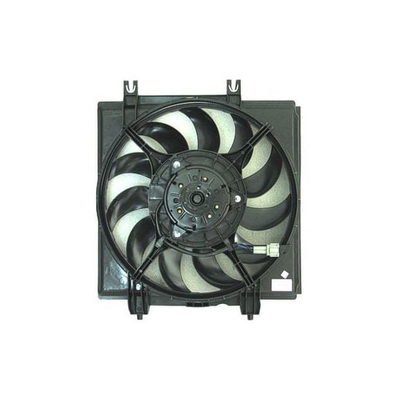 Radiator Fan Assembly - Compatible with 2008 - 2016 Subaru Impreza 2009 2010 2011 2012 2013 2014 2015