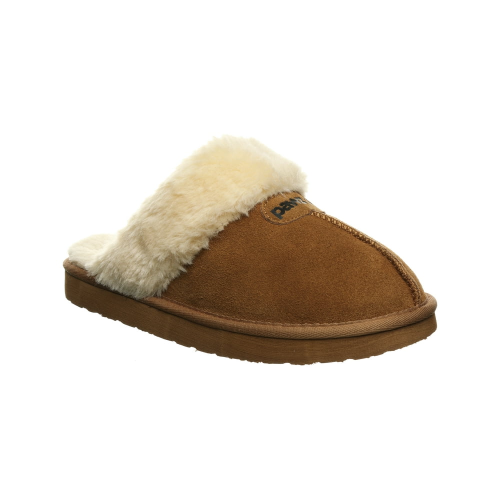 Pawz by Bearpaw - Pawz by Bearpaw Meredith Faux Fur Lined Suede Scuff ...