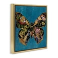 thumbnail image 4 of Stupell Industries Vivid Blue with Butterfly Animals Painting Gold Floater Framed Canvas Art Print Wall Art, 25 x 25, 4 of 10