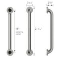 thumbnail image 3 of Design House 514075 Commercial Safety Grab Bar 18-inch Polished Stainless Steel, 3 of 19