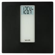 Taylor Digital Body Weight Scale Battery Powered Black/Grey, 400lb Capacity