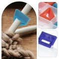 thumbnail image 3 of Miangastore 18 Pcs Needle Cap Assorted Color Triangle Durable For Knitters Diy Projects Crafts, 3 of 8