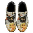 thumbnail image 2 of Fall Thanksgiving Fall For Jesus He Never Leaves Halloween Shoes Sneakers Black Size 8, 2 of 7
