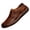 Brown_005, variant on Men's Leather Driving Walking Shoes,2026 Summer Vintage Lightweight Comfort Slip-On Flat Moccasin Dress Oxford Casual Boat Loafers Light Brown 8 (EU-41)