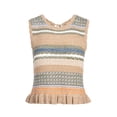 thumbnail image 5 of Jessica Simpson Women's Reya Textured Peplum Hem Top, Sizes XS-XL, 5 of 5