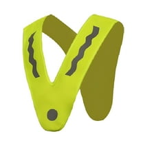 TELOLY 1 Piece Child Safety Vest, Reflective Vests, Yellow Reflective Vest, Triangle Shaped Child Vest, Warning Vest for Boys and Girls