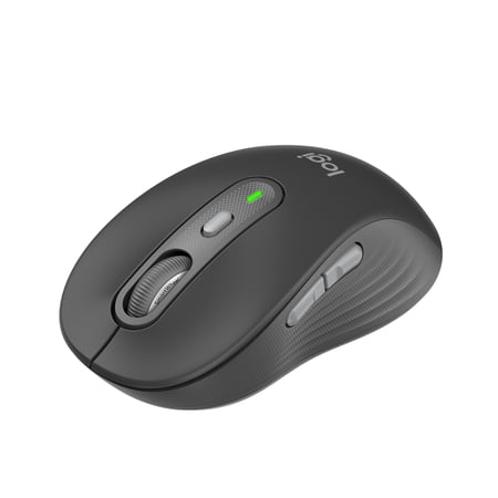 Logitech Signature Plus M750 Wireless Mouse - For Small To Medium Sized Hands, SmartWheel Scrolling, Bluetooth Connectivity, Multi Device, 24-Month Battery, Silent Clicks, Graphite