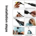 thumbnail image 4 of 8L Electric Garden Sprayer with Multiple Nozzles Adjustable Shoulder Strap Rechargeable Battery for Outdoor Watering Cleaning and Weed Control Irrigation, 4 of 6