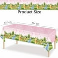 thumbnail image 3 of 3PCS Pink Winnie Baby Shower Tablecloth Classic Pooh Party Table Cloth for Girl Disposable Plastic Table Cover First Birthday Gender Reveal Supplies（54x108in）, 3 of 5