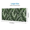 thumbnail image 4 of Disketp Gaming Mouse Pad Tropical Palm Leaves1 Pattern Large Mouse Mat Long Extended Desk Pad Non-Slip Rubber Mice Pads Stitched Edges Thin Pad (11.8x31.5 Inch), 4 of 9