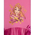 thumbnail image 2 of Disney Princess Sleeping Beauty Aurora French Terry Tutu Pleated Drop Shoulder Tulle Dress Toddler to Big Kid, 2 of 3