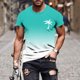 thumbnail image 1 of Tops para hombre, blusas y camisas de manga corta con cuello redondo para hombre, jersey informal de moda con estampado de cuello redondo para hombre, pantalones cortos deportivos para fitness, blusa, 1 of 5