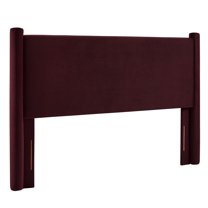 Headboard, Queen, Purple, Velvet, Hotel Bedroom, Modern Contemporary, HB38163