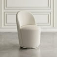 thumbnail image 3 of Jofran Landon Mid-Century Modern Upholstered Swivel Dining Chair (Set of 2), 3 of 6