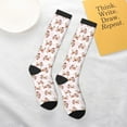 thumbnail image 4 of Daiia Sports Socks Dachshund Dog Puppy Printed Novelty Crew Socks for Men Women Knee High Socks Cotton Socks Soft & Breathable Support Unisex Socks, 4 of 9