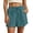 Blue, variant on Casual Summer Solid Double Layer Crepe Shorts Loose Fit Elastic Waist Breathable Lightweight Beach Bottom Distressed Shorts Women Fishnet Shorts Women