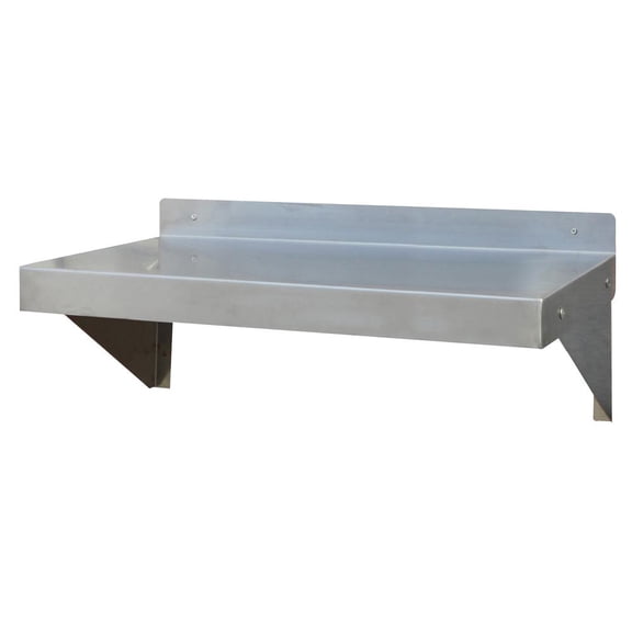 Sportsman 24 Inch Stainless Steel Wall Shelf