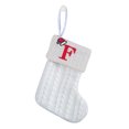 thumbnail image 2 of YOHAVEN Knit Alphabet Christmas Stocking Gift Bag Soft Holiday Candy Sock Decoration for Fireplace Tree Wall Table Festive Home Party Decor, 2 of 2