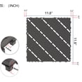 thumbnail image 3 of BOFANG Interlocking Floor Tiles 12 x 12 Inch 44-Pack Grey PP Plastic for Patio, Garage, Gym, 3 of 8
