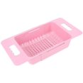 thumbnail image 1 of Adjustable Sink-ABS Telescopic Sink Tray Drain Basket Adjustable Multifunction Holder Fruit Kitchenware Decor, 1 of 7