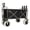 Black1, variant on Pioneer & Pine Multi-Functional Push-Pull Folding Wagon Cart with Rotating Handle & 360° All-Terrain Wheels –