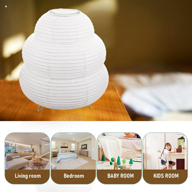 Walmart rice paper lamp sale