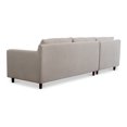 thumbnail image 2 of Moe's Home Collection Hutton Sectional Fabric Beige, 2 of 10